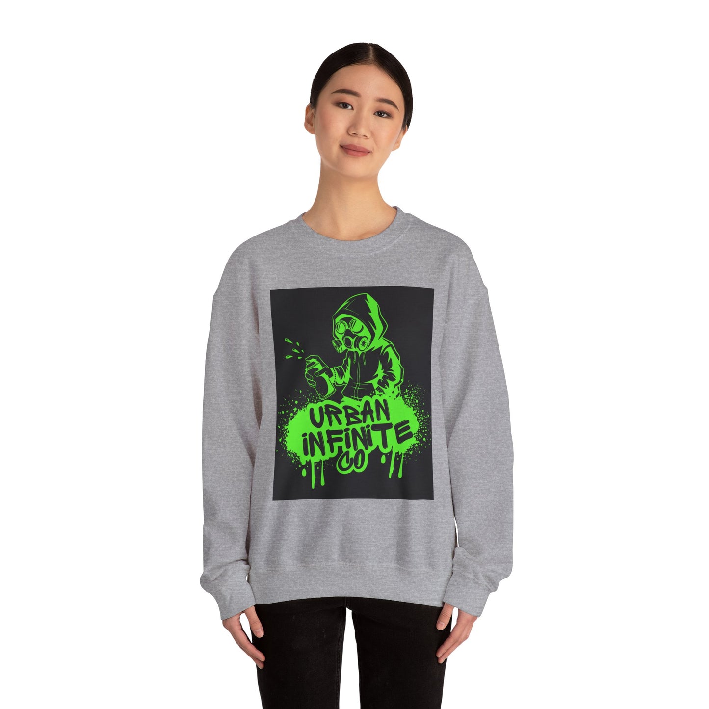 Urban Infinite Co. Neon Graffiti Crew Neck