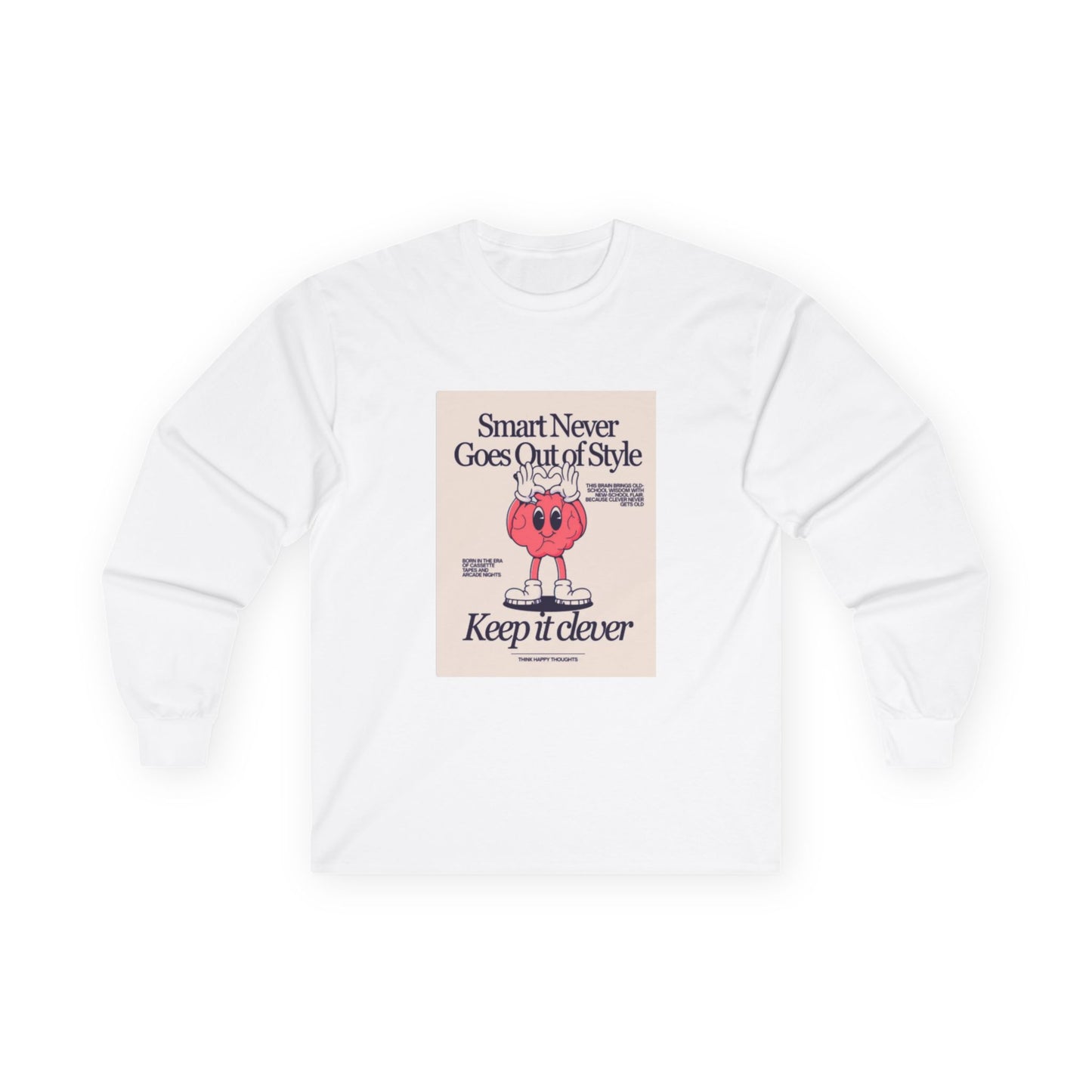Vintage Brainwave - Long Sleeve Graphic Tee