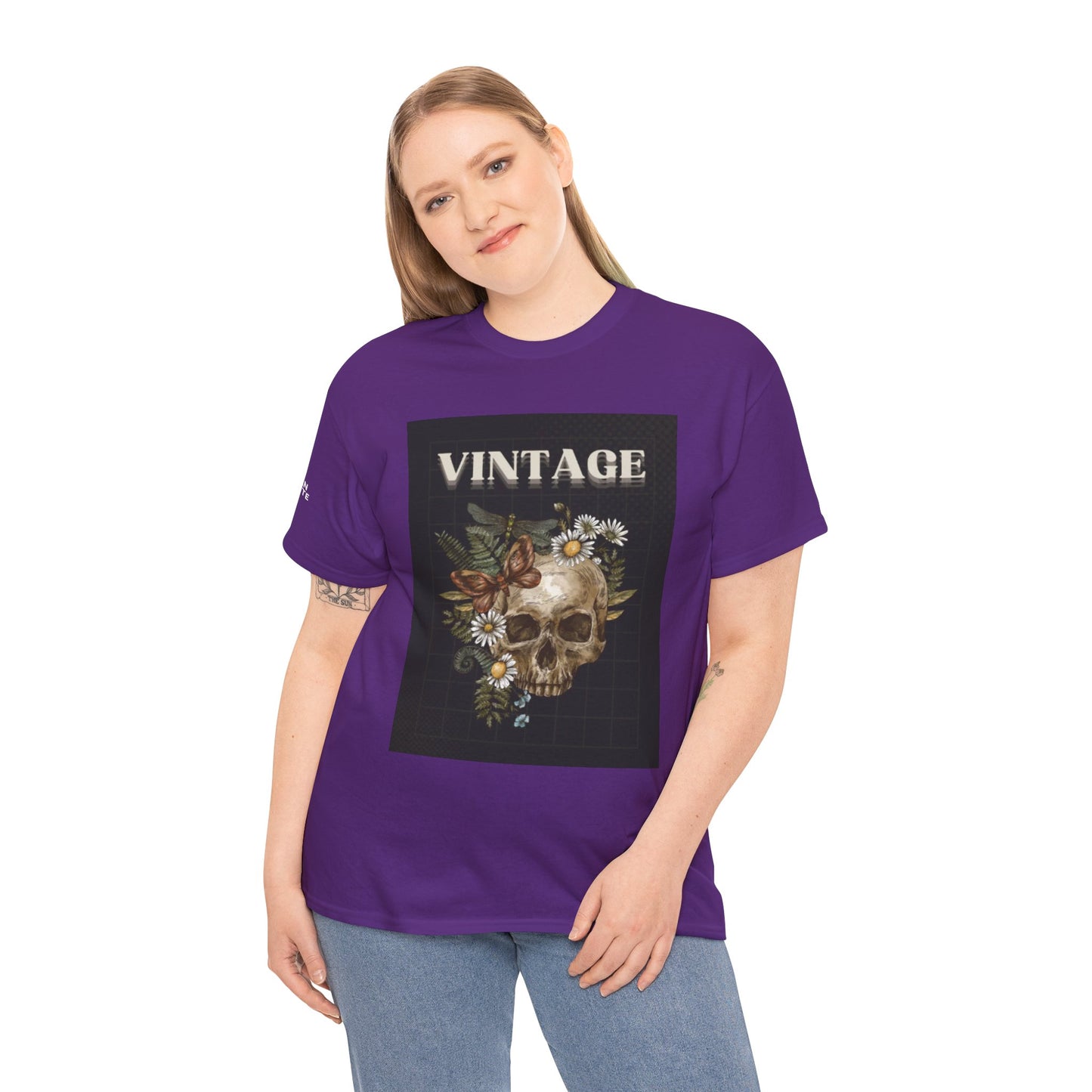 Vintage Skull - Short Sleeve Tee