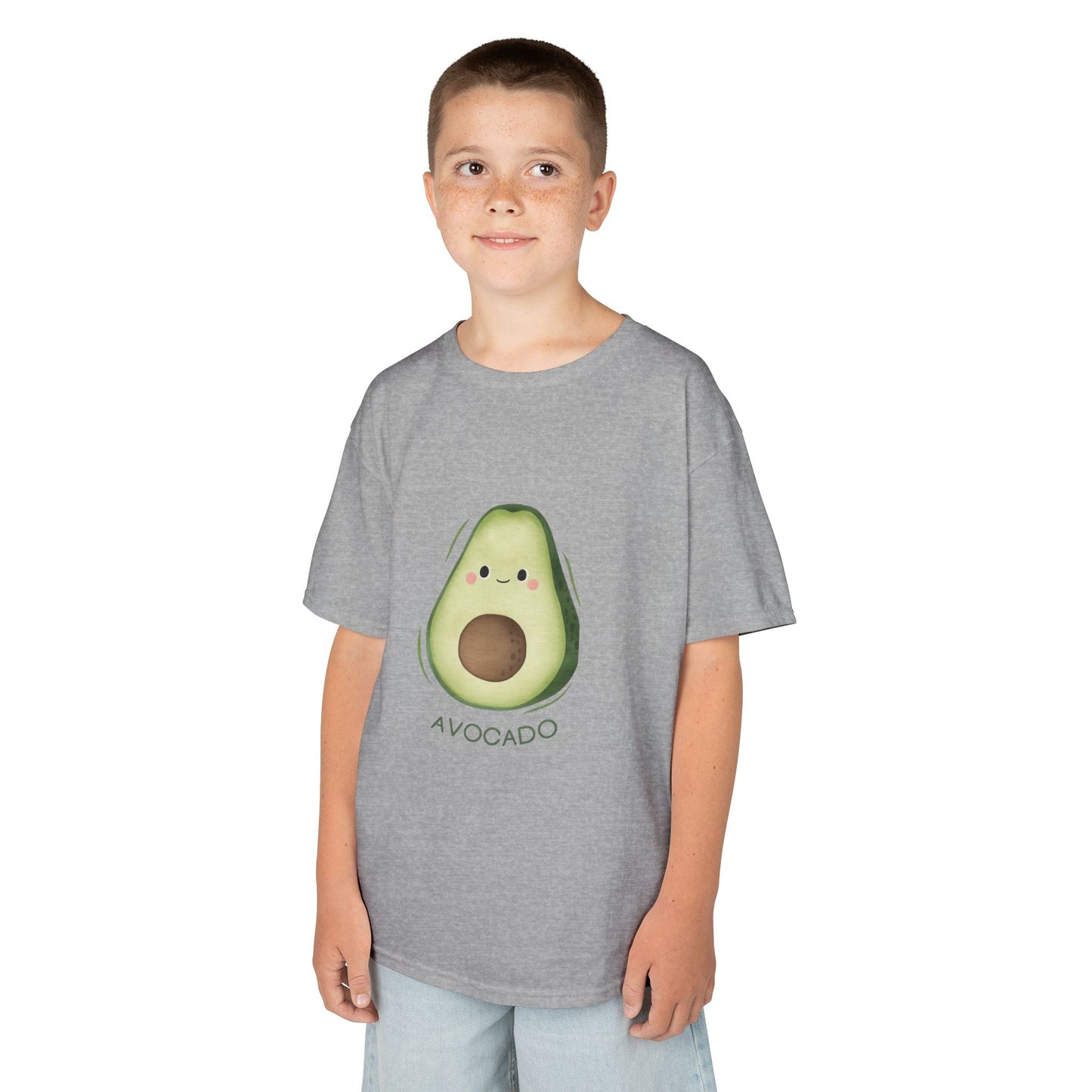 Kids Avocado Tee — Cute Kawaii Avocado Graphic Shirt