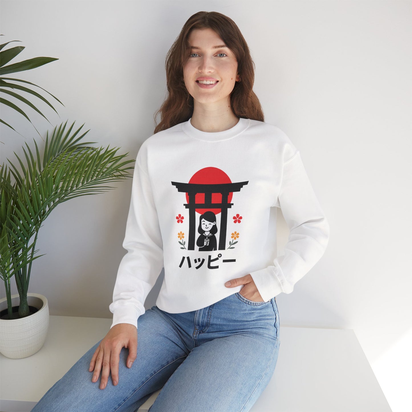 Japanese Kawaii Shrine - Crewneck