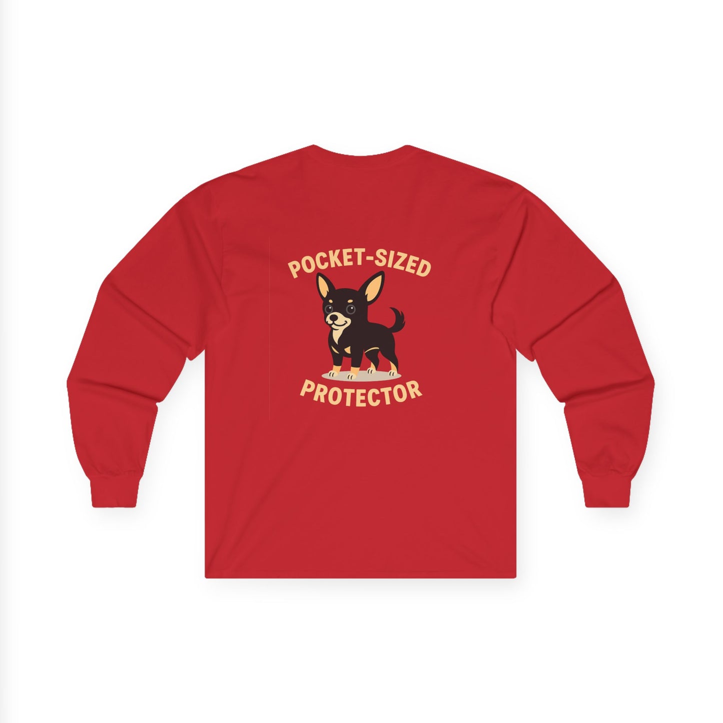 Pocket-Sized Protector Long Sleeve Tee