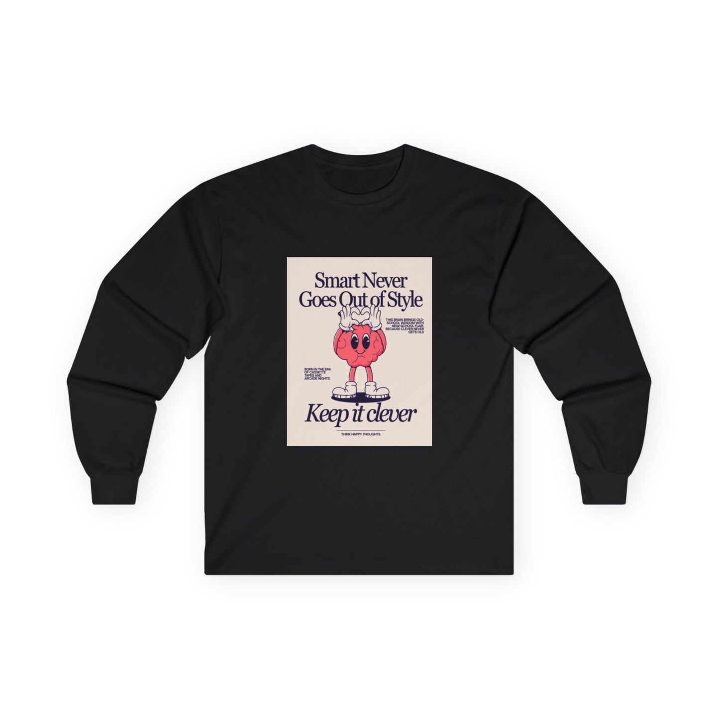 Vintage Brainwave - Long Sleeve Graphic Tee