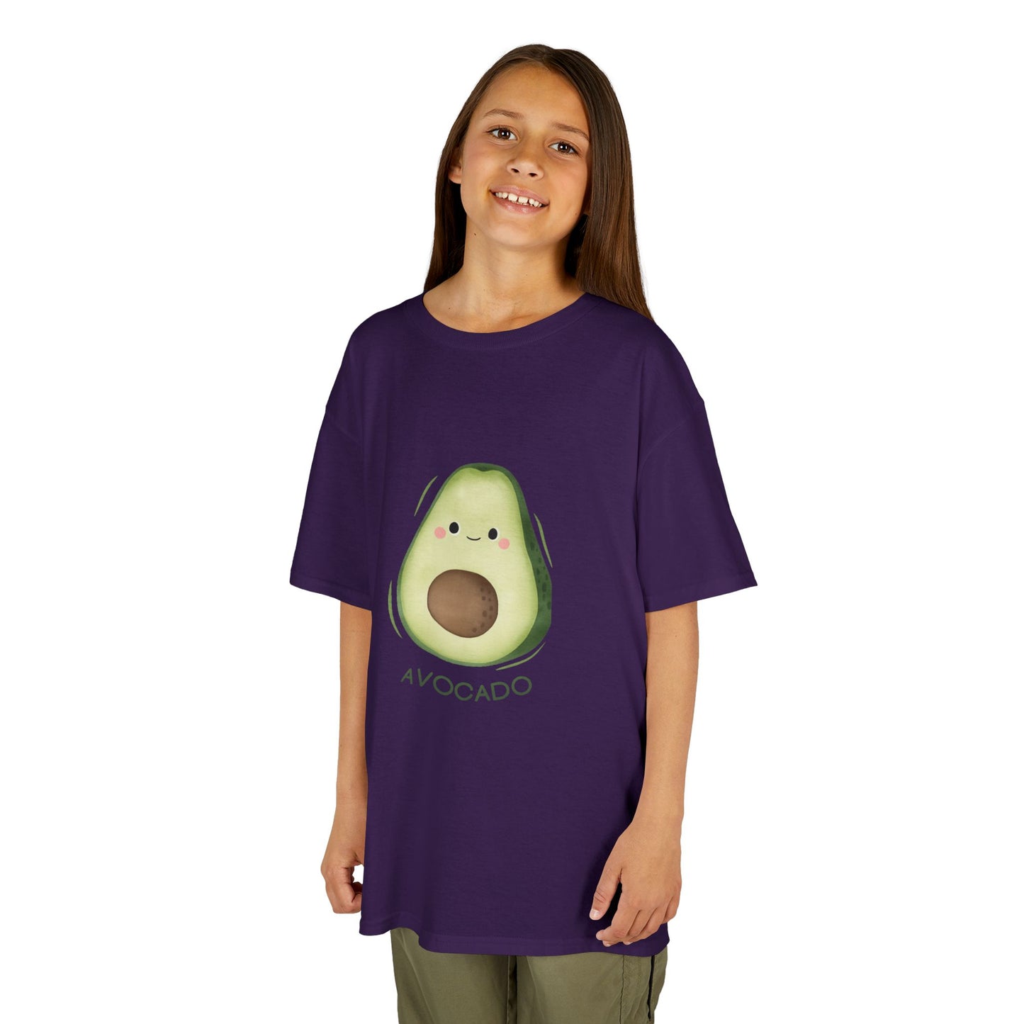 Kids Avocado Tee — Cute Kawaii Avocado Graphic Shirt
