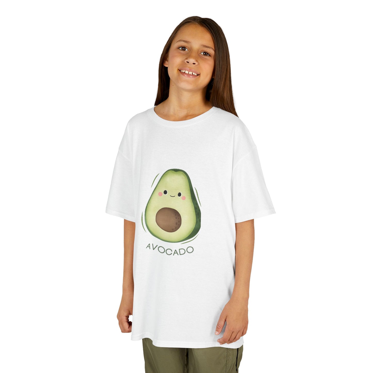 Kids Avocado Tee — Cute Kawaii Avocado Graphic Shirt