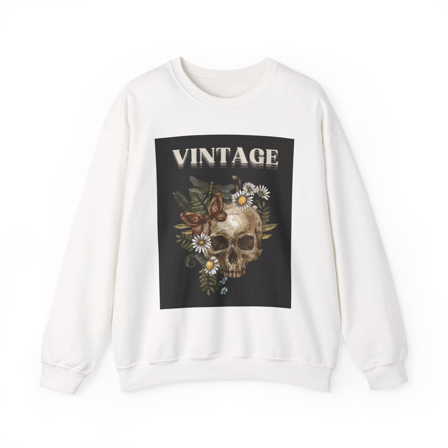 Vintage Skull - Crew Neck