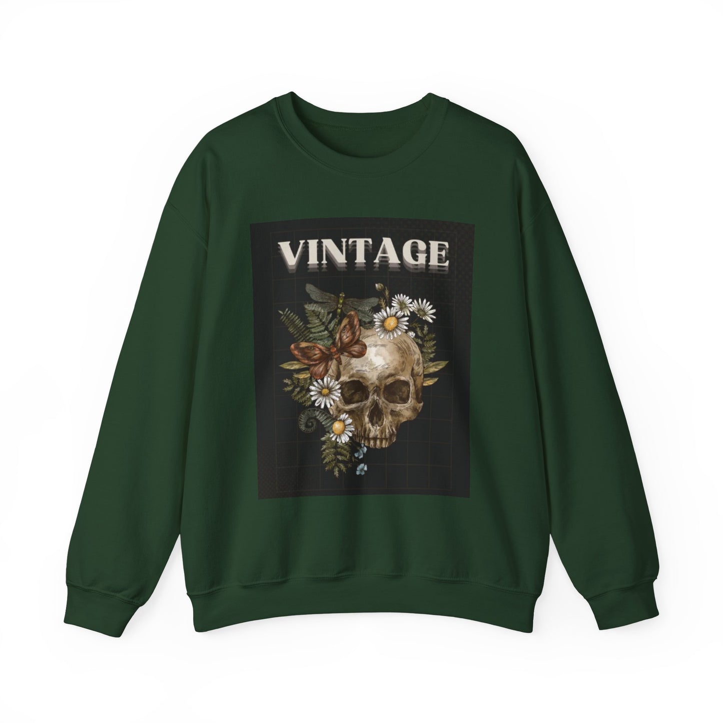 Vintage Skull - Crew Neck
