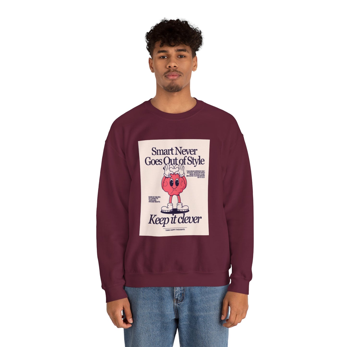 Vintage Brainwave - Crew Neck Graphic