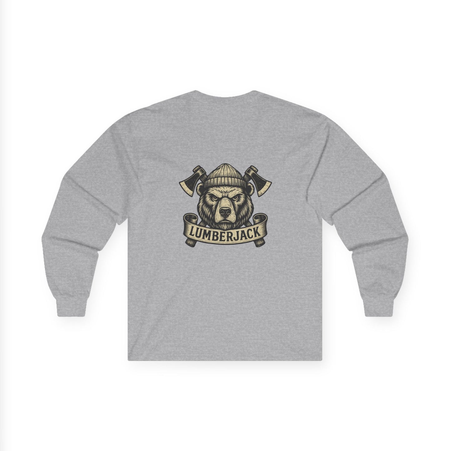 Lumber Jack Bear Long Sleeve Tee