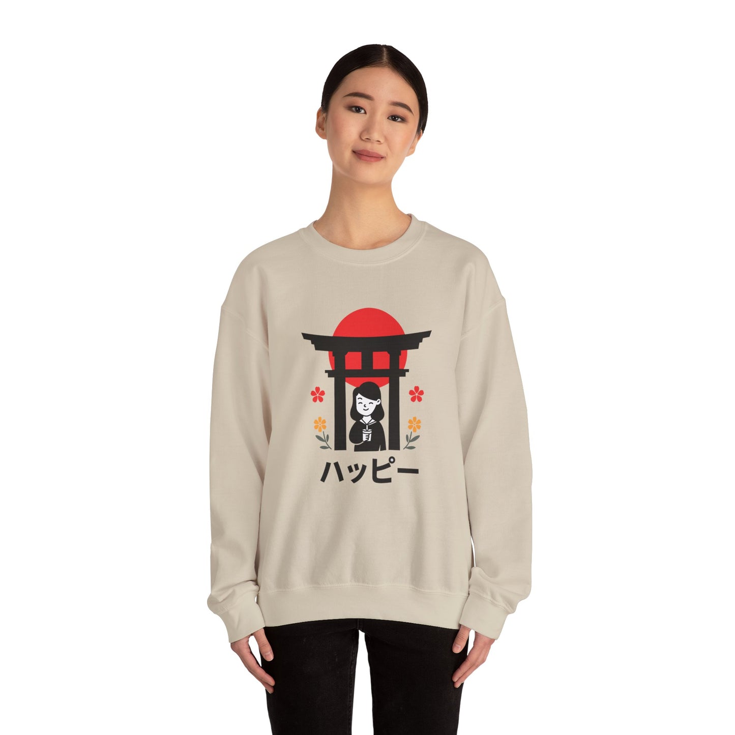 Japanese Kawaii Shrine - Crewneck