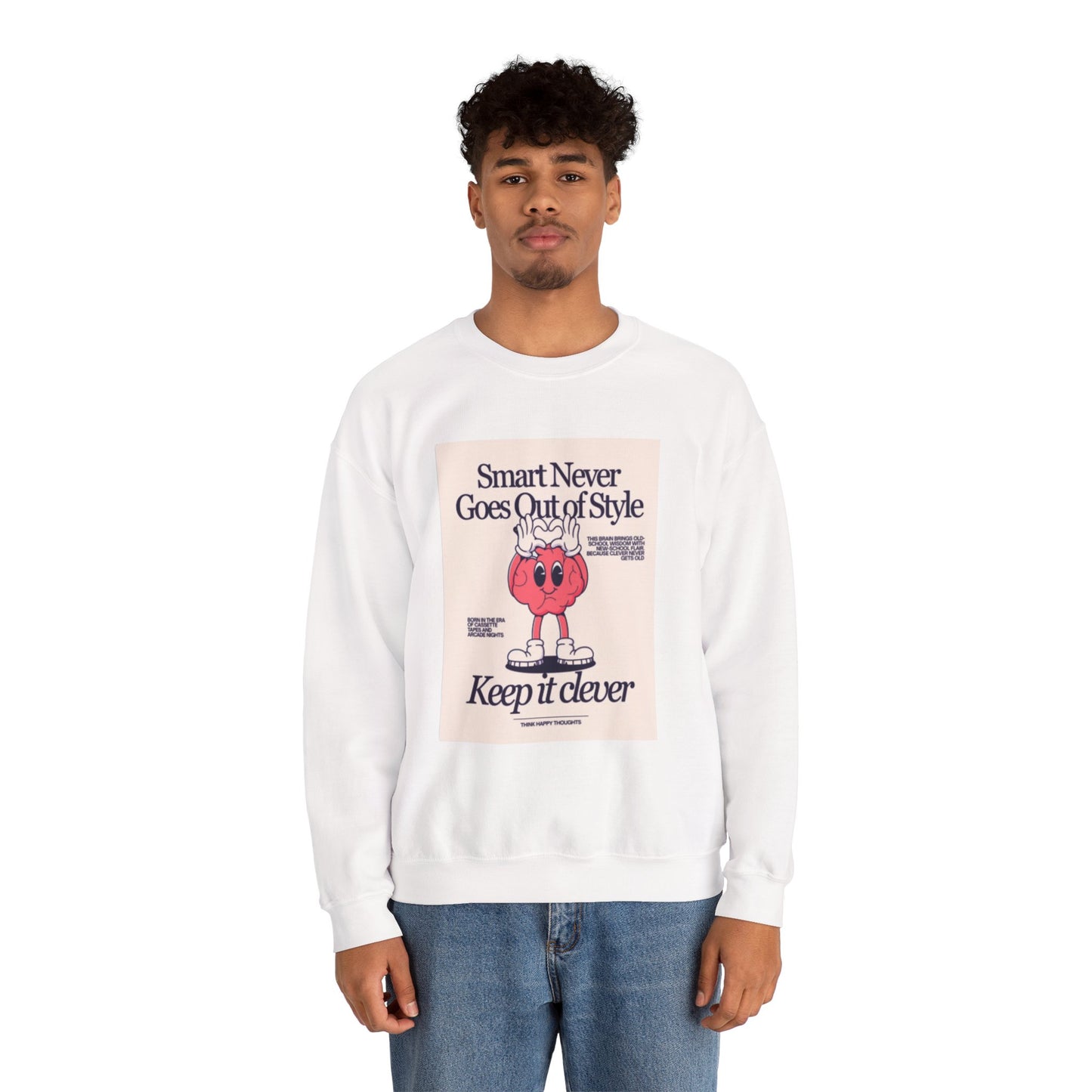 Vintage Brainwave - Crew Neck Graphic