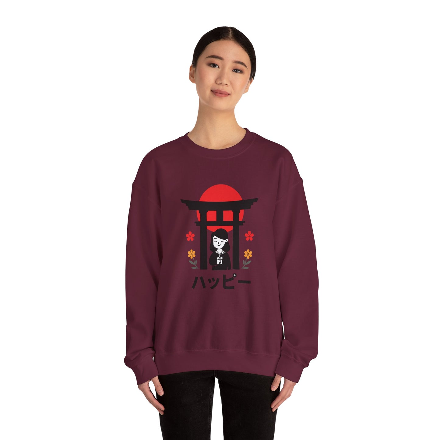 Japanese Kawaii Shrine - Crewneck