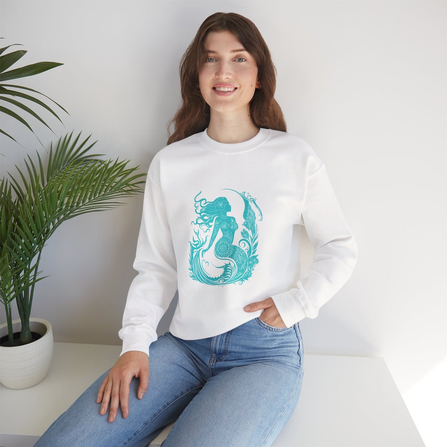 Aqua Goddess - Crewneck