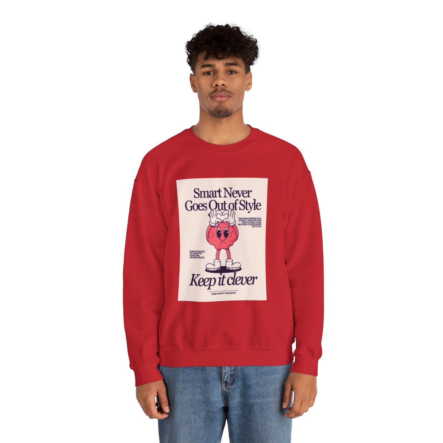 Vintage Brainwave - Crew Neck Graphic
