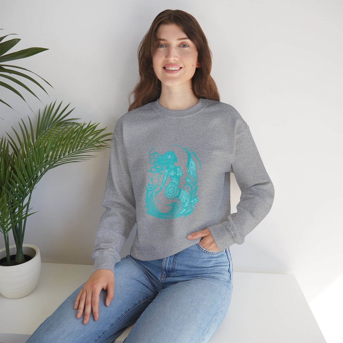 Aqua Goddess - Crewneck