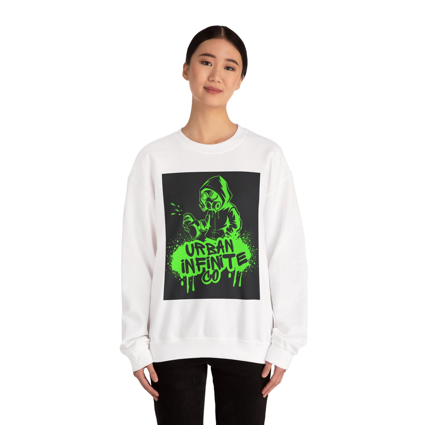 Urban Infinite Co. Neon Graffiti Crew Neck