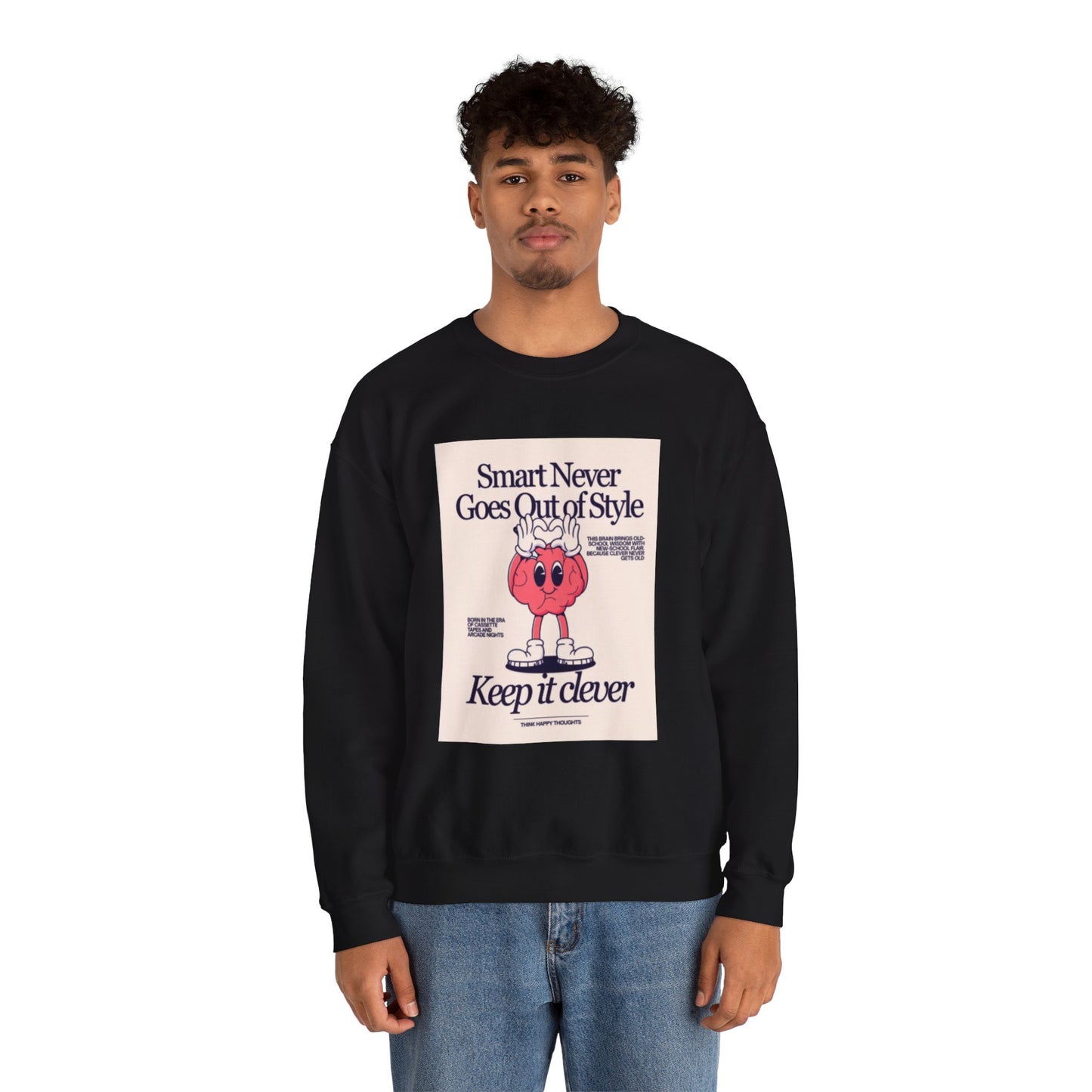 Vintage Brainwave - Crew Neck Graphic