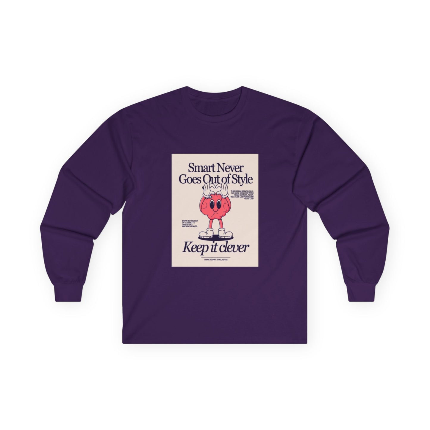 Vintage Brainwave - Long Sleeve Graphic Tee
