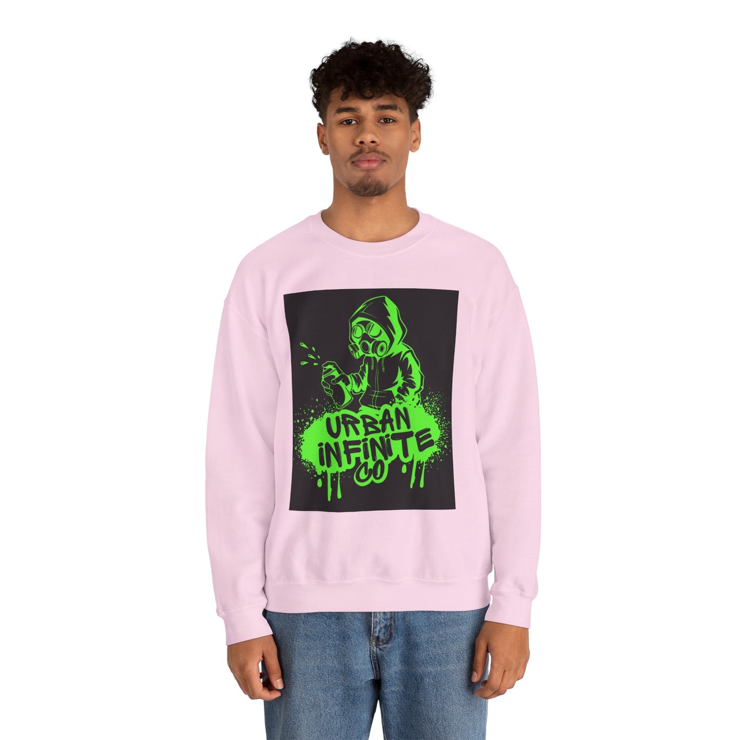 Urban Infinite Co. Neon Graffiti Crew Neck
