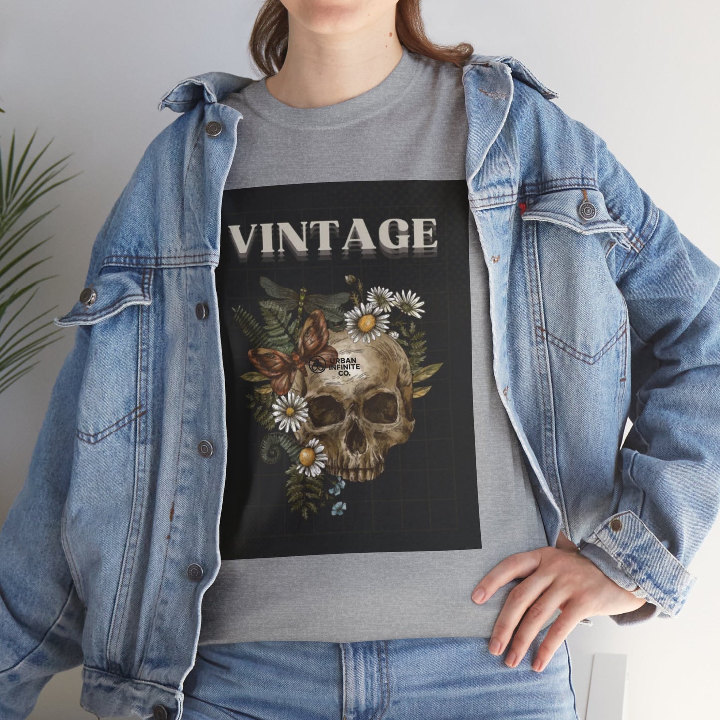 Vintage Skull - Short Sleeve Tee