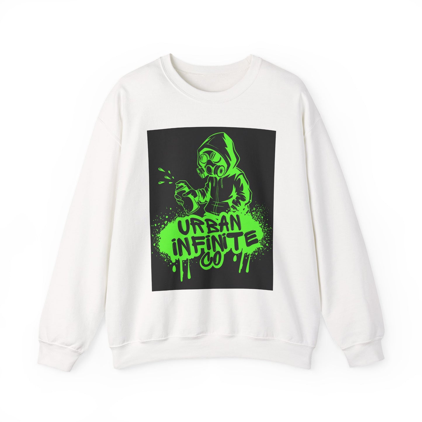 Urban Infinite Co. Neon Graffiti Crew Neck
