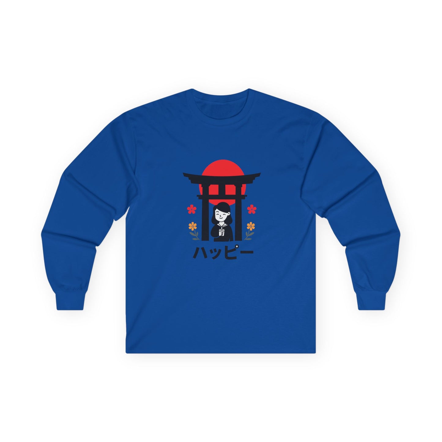 Japanese Kawaii Shrine - Long Sleeve Tee