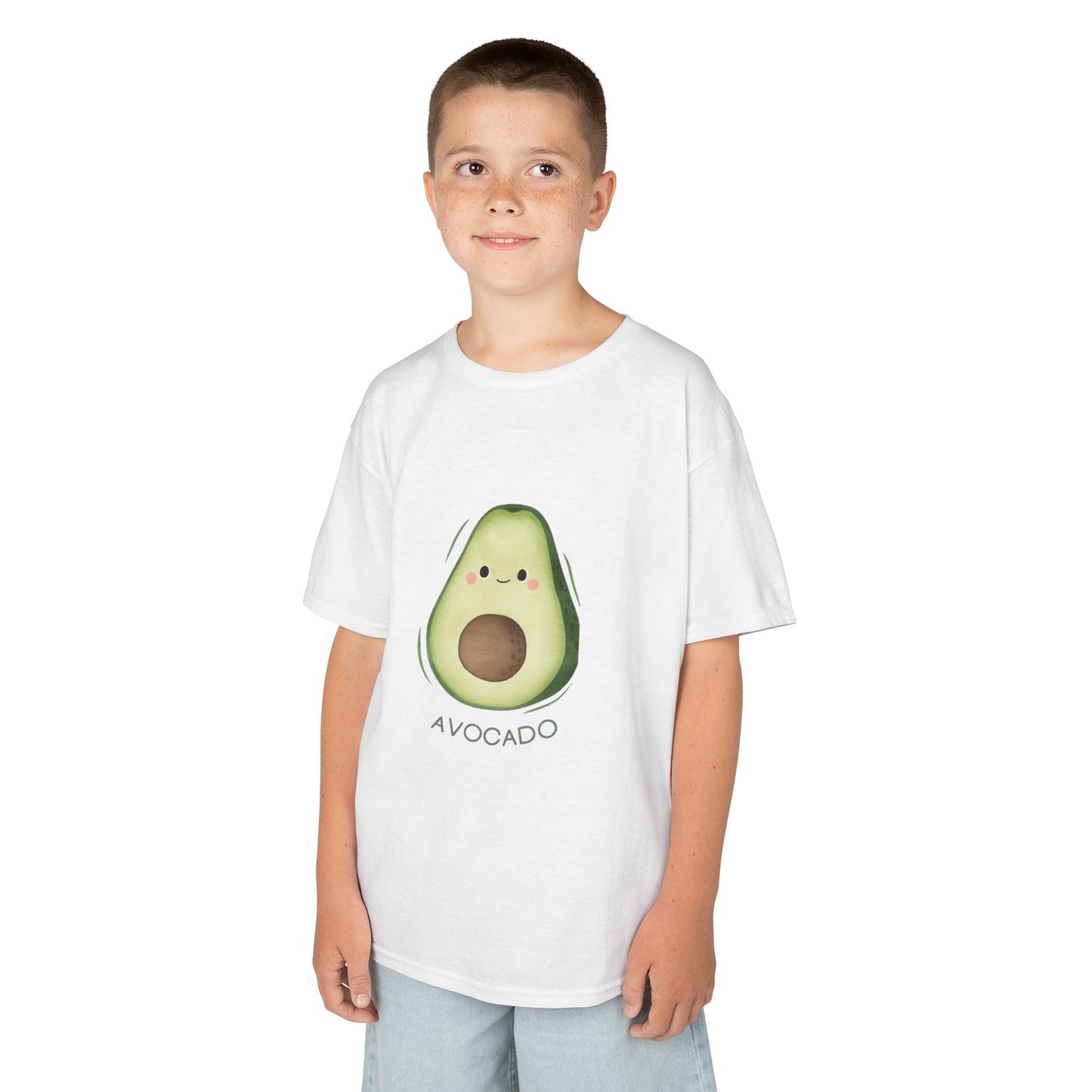Kids Avocado Tee — Cute Kawaii Avocado Graphic Shirt