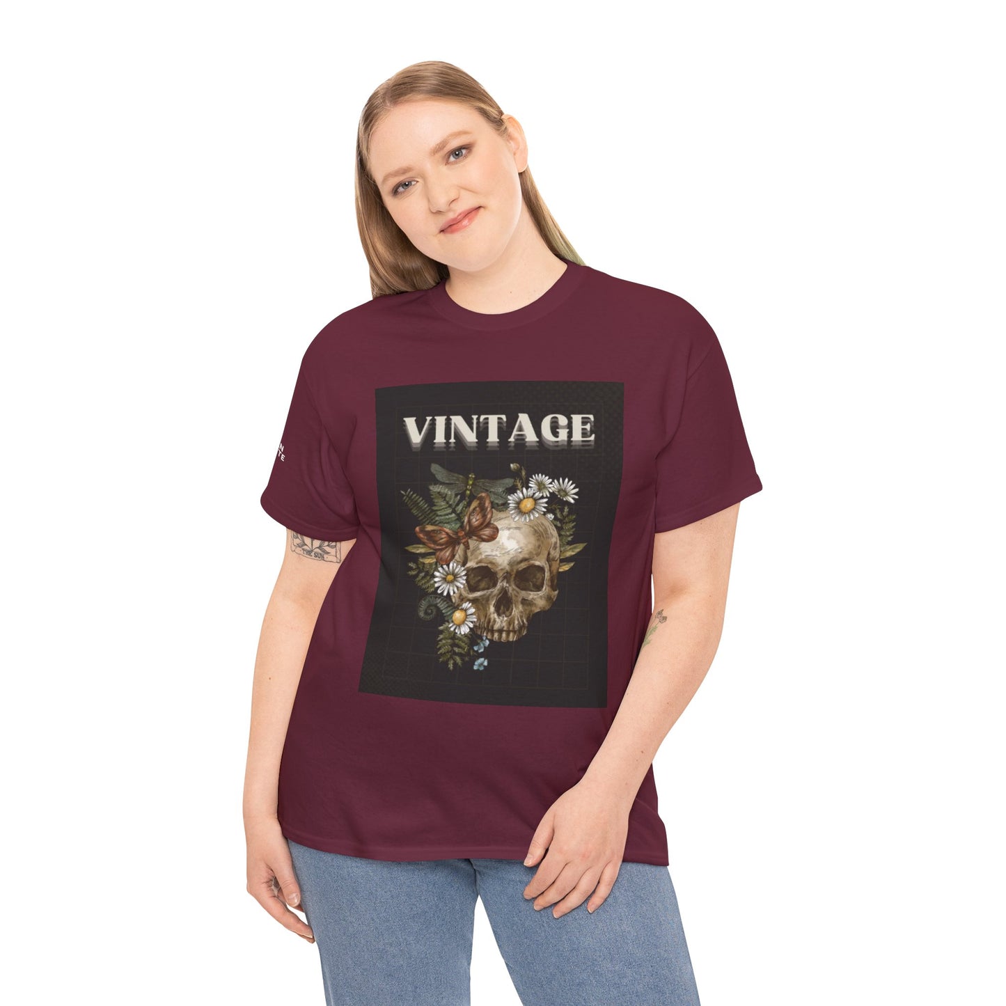 Vintage Skull - Short Sleeve Tee