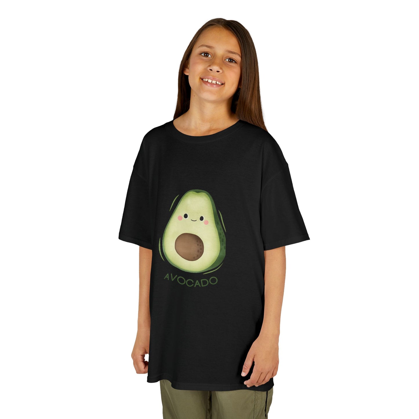 Kids Avocado Tee — Cute Kawaii Avocado Graphic Shirt