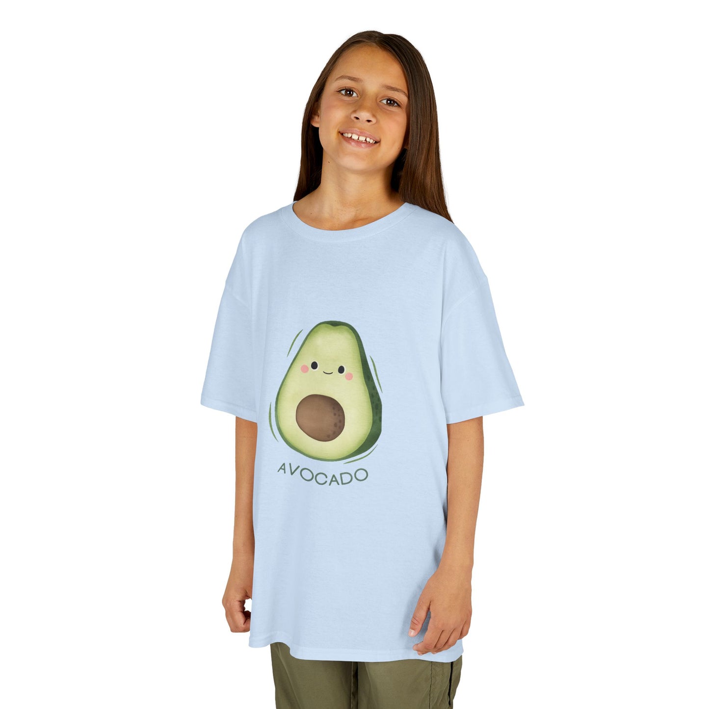 Kids Avocado Tee — Cute Kawaii Avocado Graphic Shirt