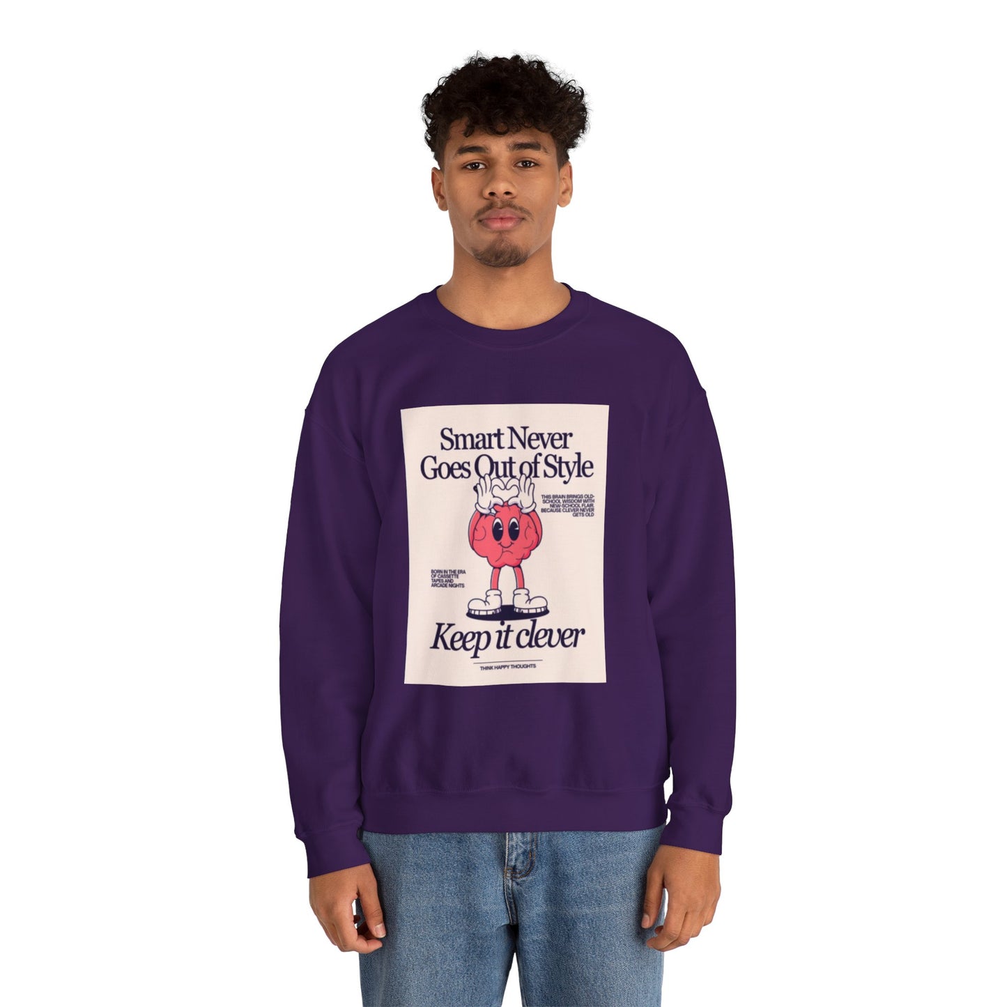 Vintage Brainwave - Crew Neck Graphic