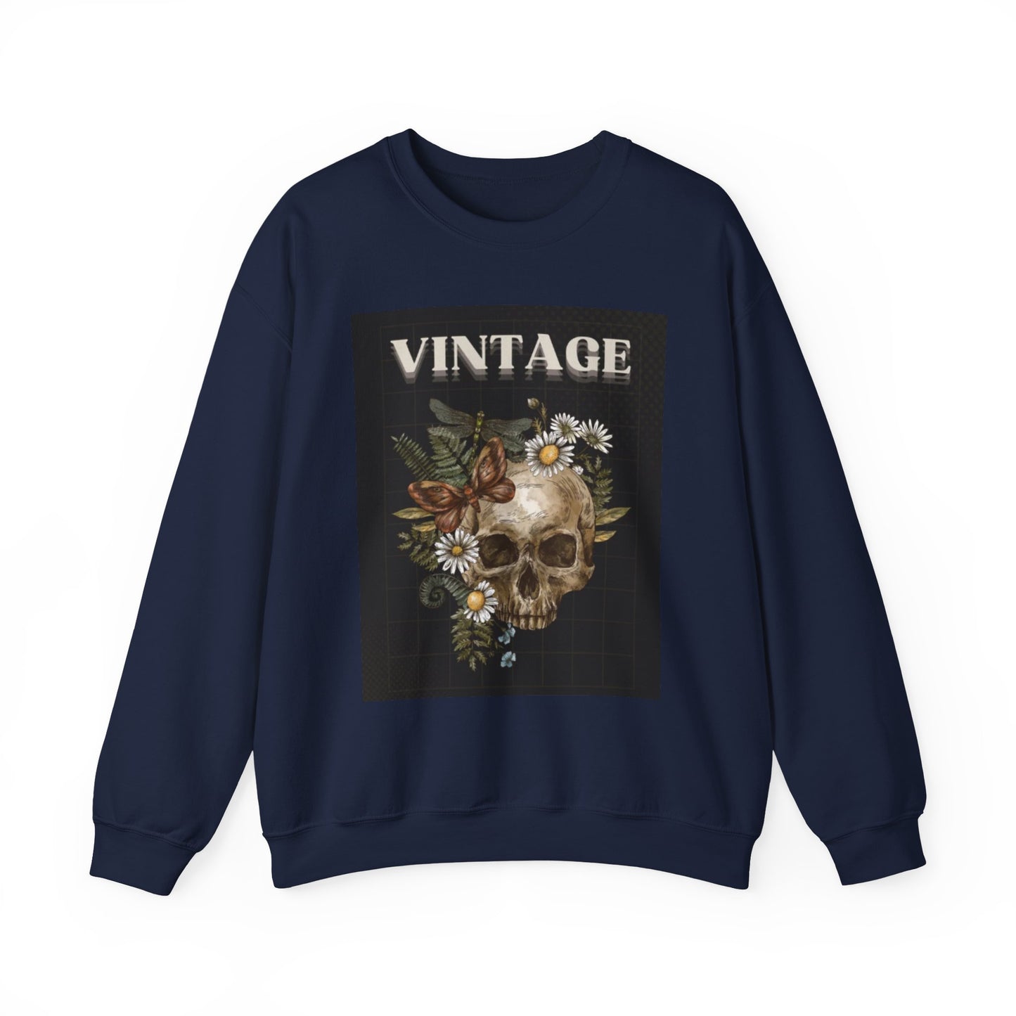 Vintage Skull - Crew Neck