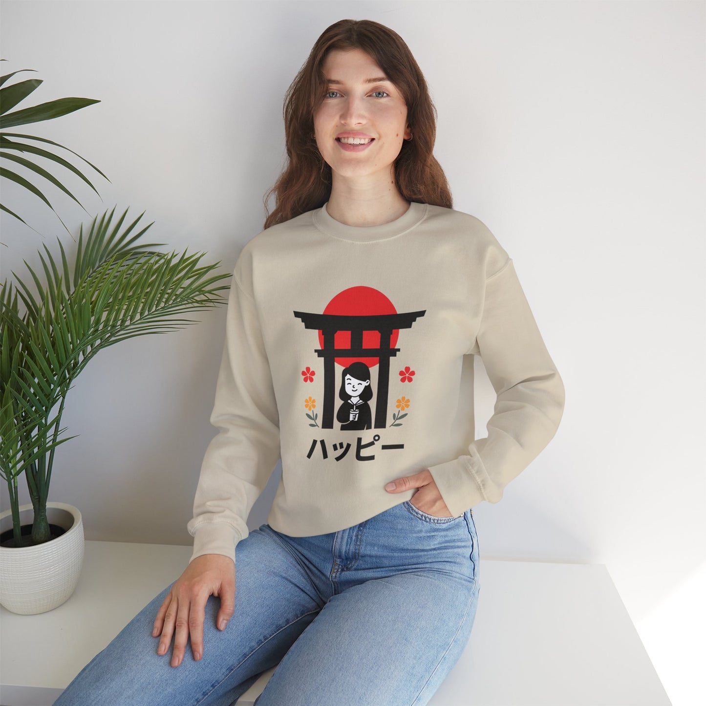 Japanese Kawaii Shrine - Crewneck