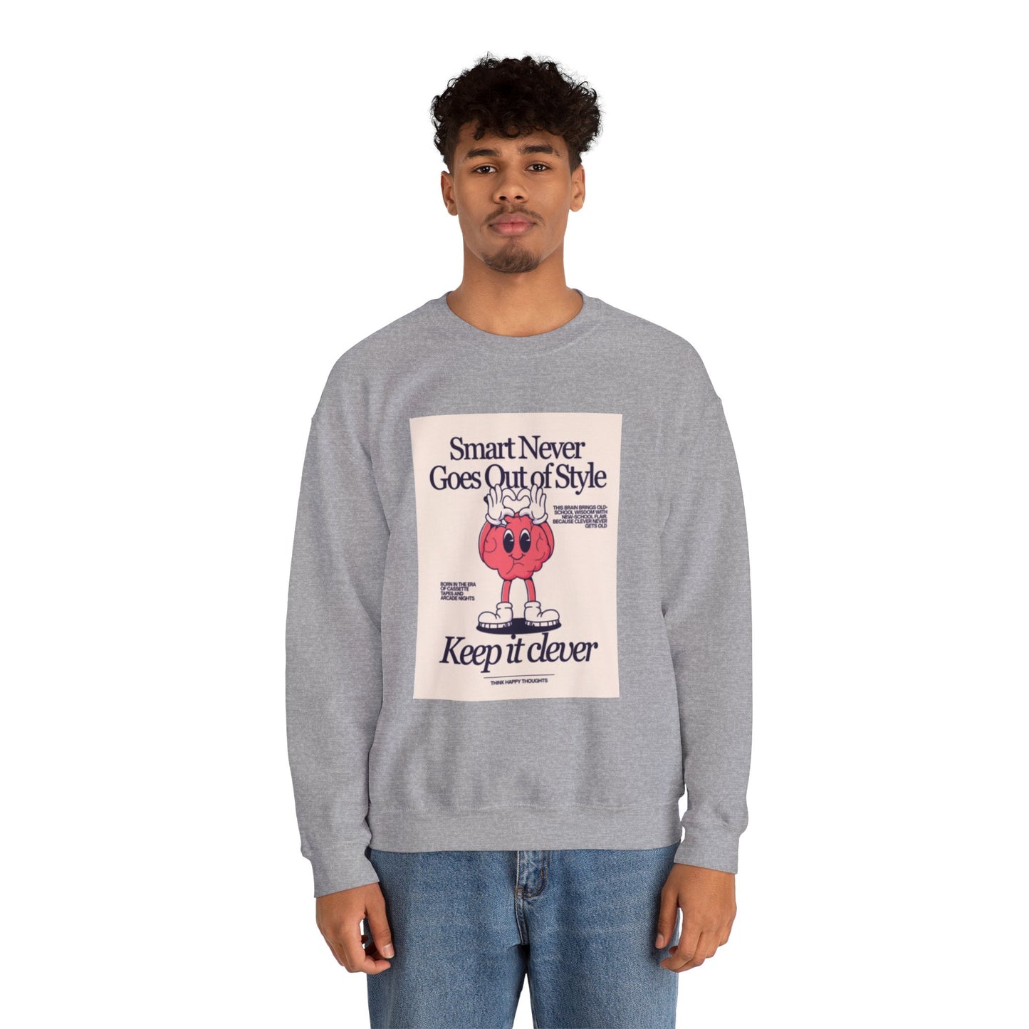 Vintage Brainwave - Crew Neck Graphic