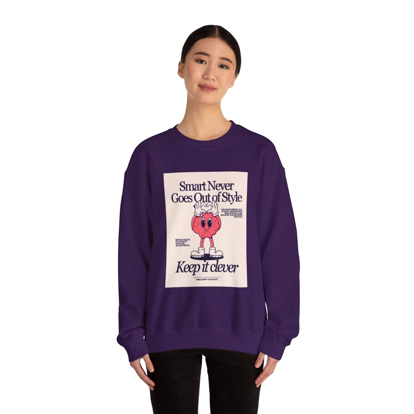 Vintage Brainwave - Crew Neck Graphic