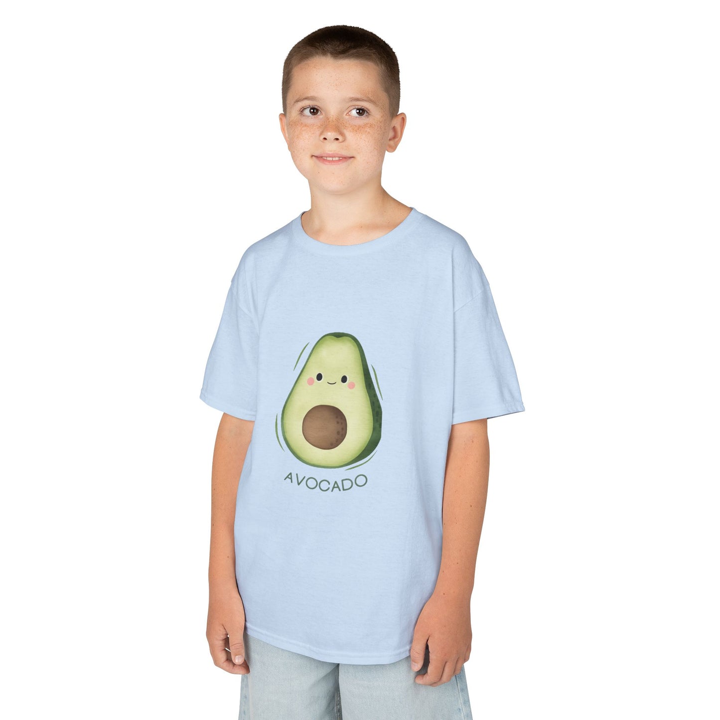 Kids Avocado Tee — Cute Kawaii Avocado Graphic Shirt