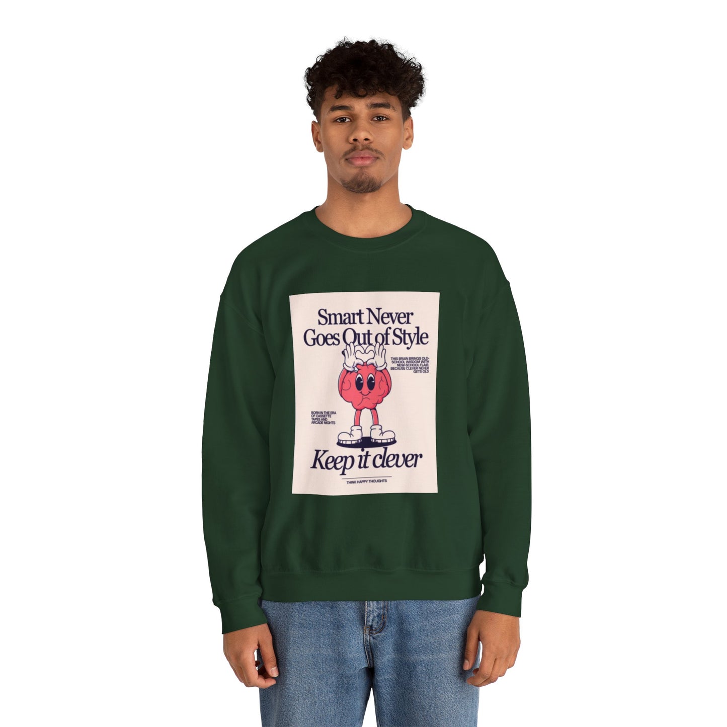 Vintage Brainwave - Crew Neck Graphic