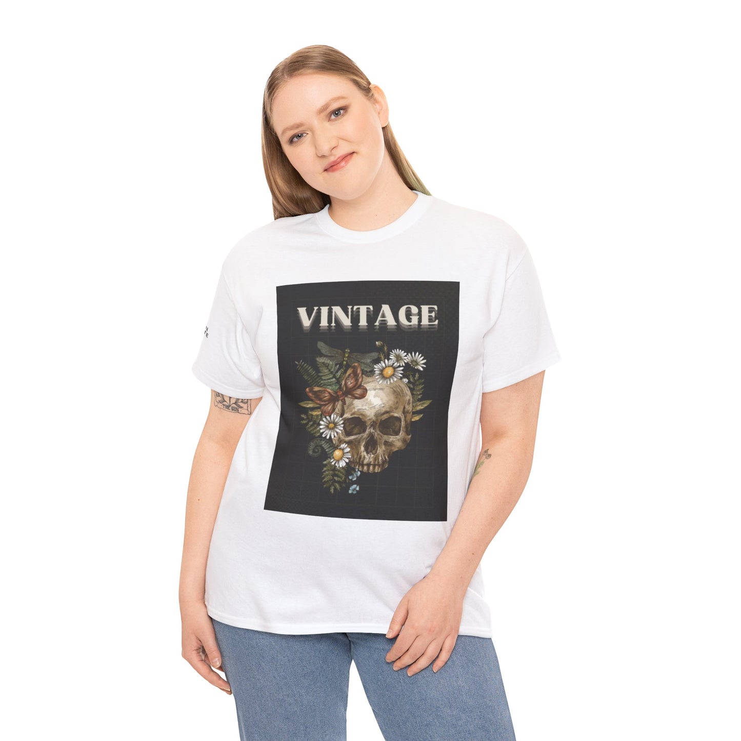 Vintage Skull - Short Sleeve Tee