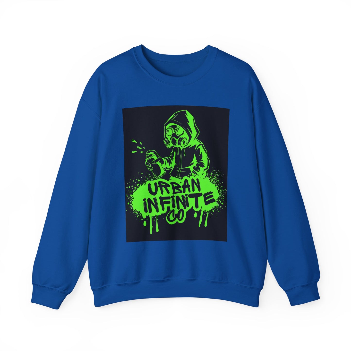 Urban Infinite Co. Neon Graffiti Crew Neck