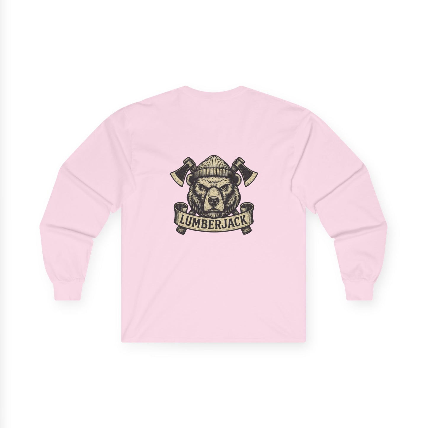 Lumber Jack Bear Long Sleeve Tee