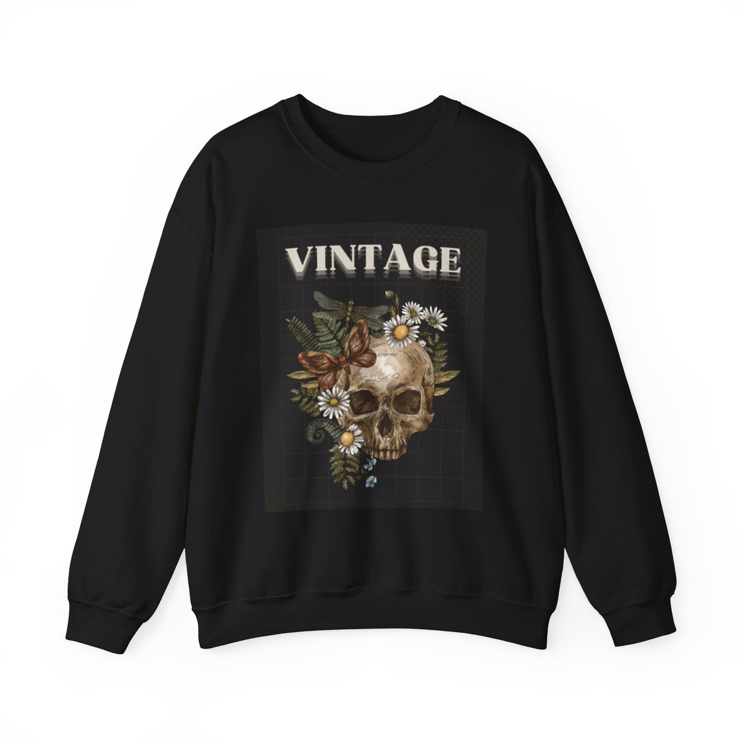 Vintage Skull - Crew Neck