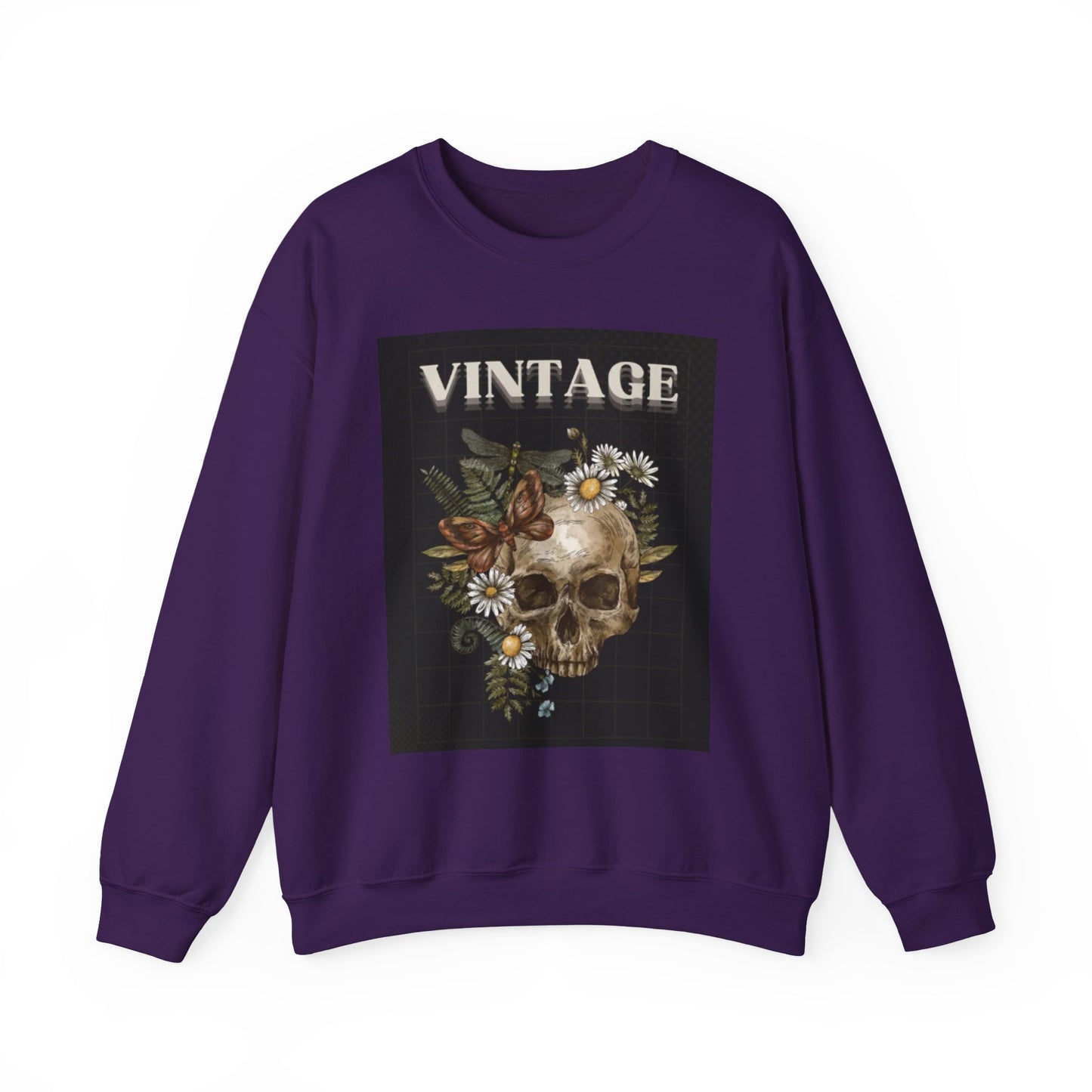 Vintage Skull - Crew Neck