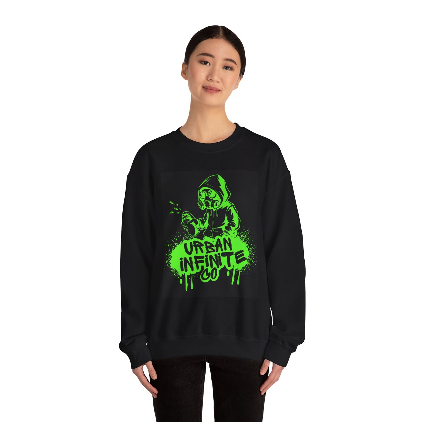Urban Infinite Co. Neon Graffiti Crew Neck