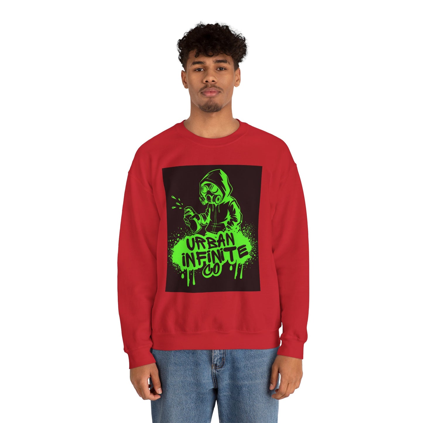 Urban Infinite Co. Neon Graffiti Crew Neck