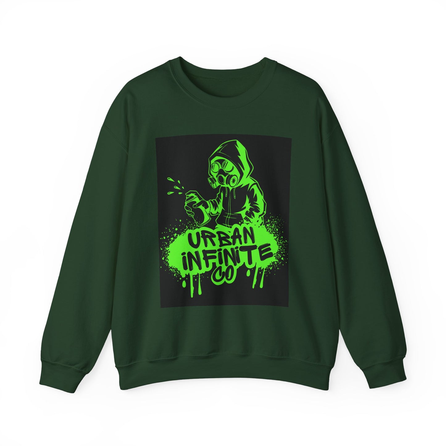 Urban Infinite Co. Neon Graffiti Crew Neck
