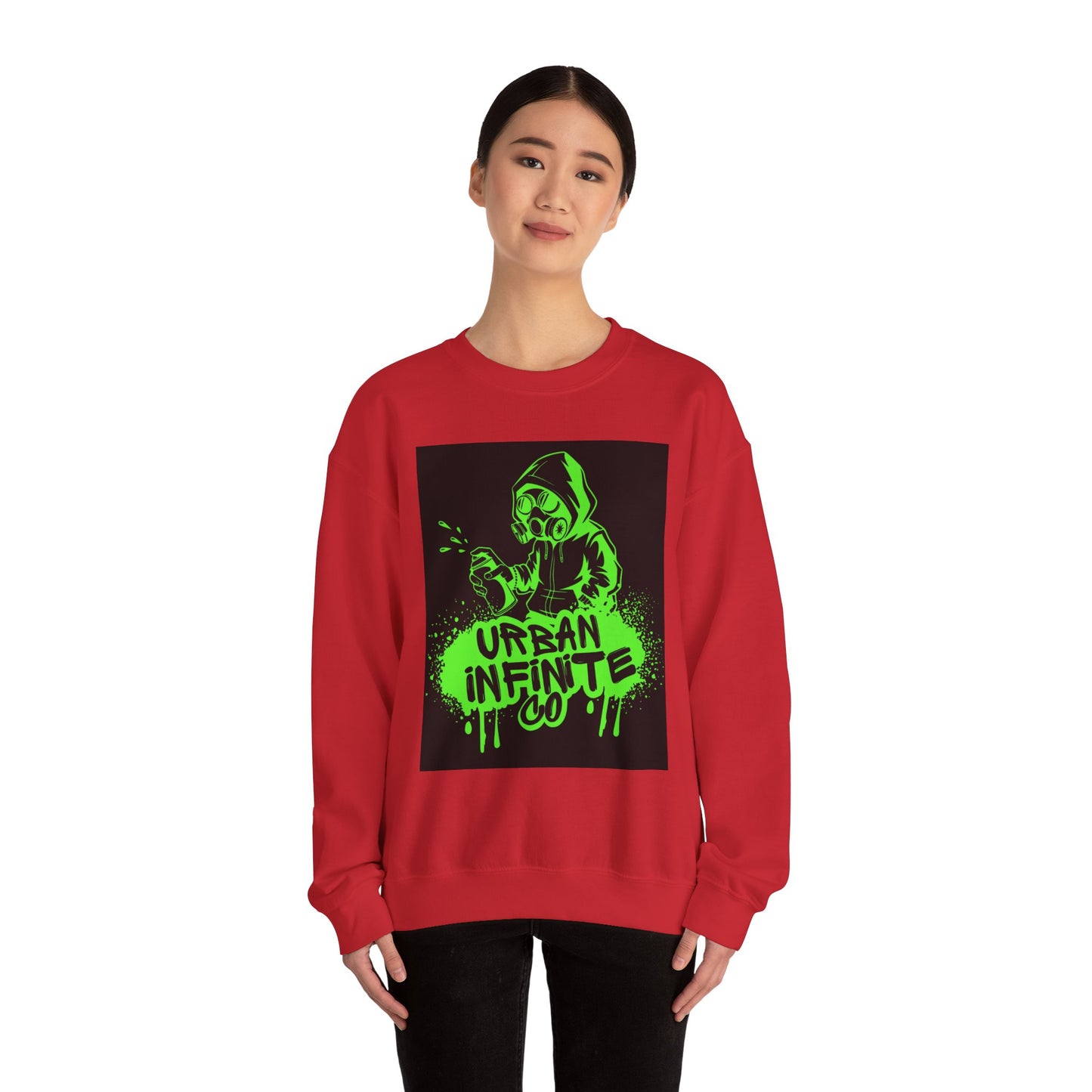 Urban Infinite Co. Neon Graffiti Crew Neck
