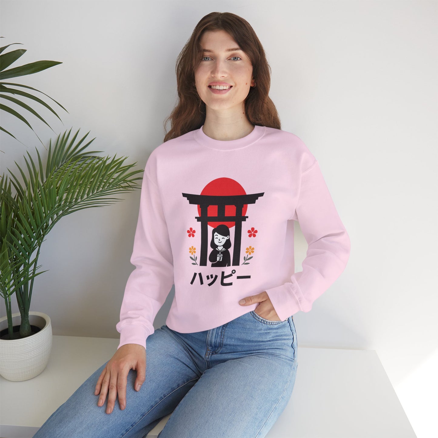Japanese Kawaii Shrine - Crewneck