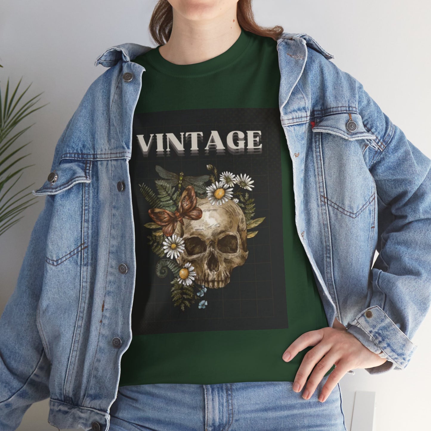 Vintage Skull - Short Sleeve Tee