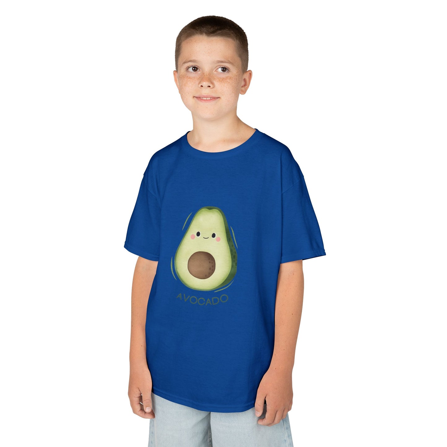Kids Avocado Tee — Cute Kawaii Avocado Graphic Shirt