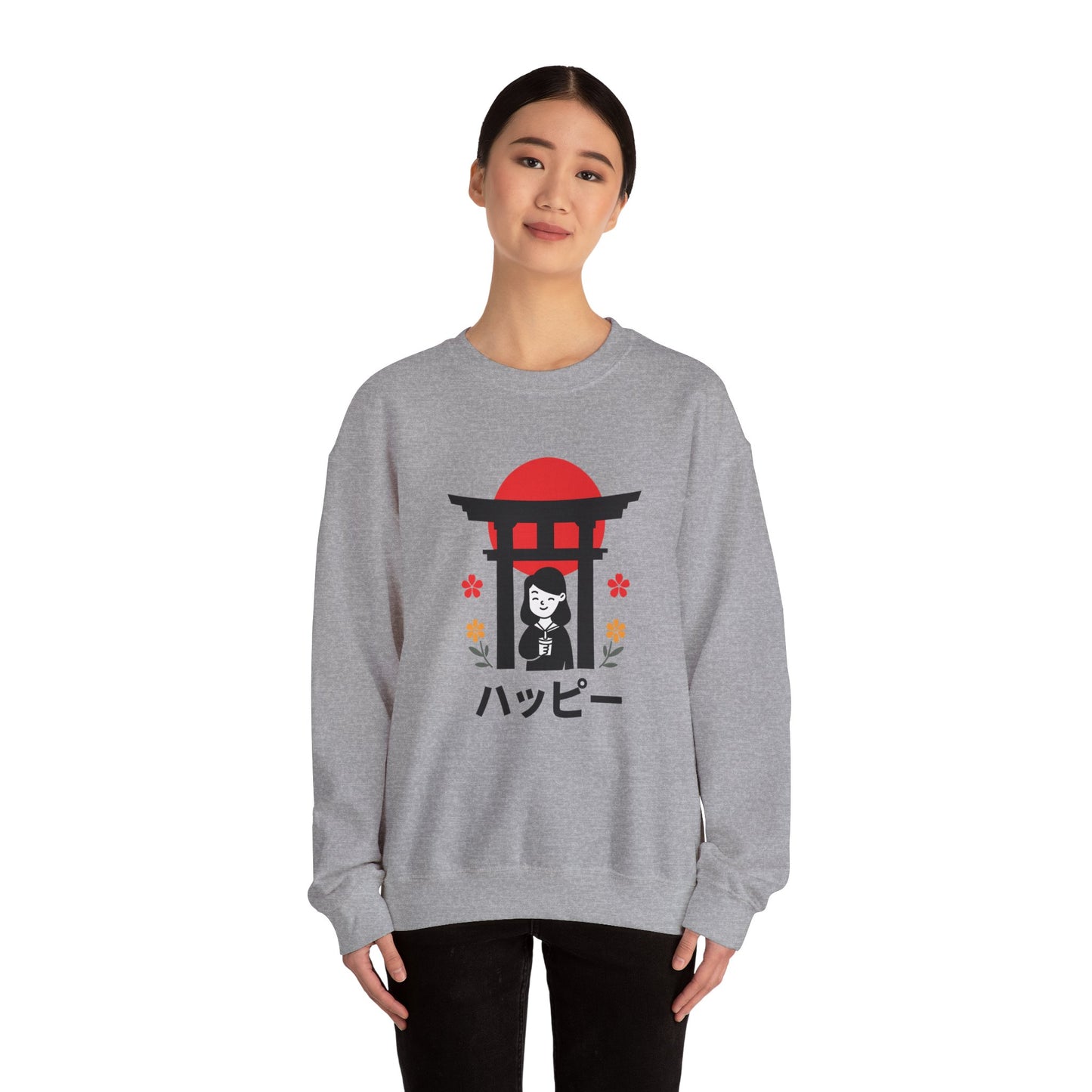 Japanese Kawaii Shrine - Crewneck